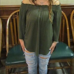 Off shoulder top